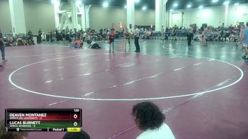 120 lbs Round 1 (10 Team) - Lucas Burnett, Venice Warriors vs Deaven Montanez, Wrestling University