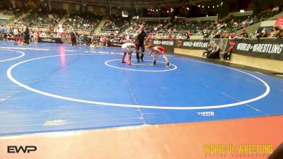 85 lbs Consi Of 8 #1 - Brian Baca, Juggernaut Wrestling Club vs Aasar Freeland, The Glasgow Wrestling Academy