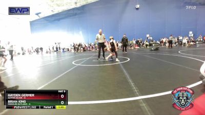 56 lbs Round 1 (4 Team) - Brian King, Missouri Outlaws vs Hayden Germer, Slyfox Silver