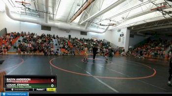 98 lbs Champ. Round 1 - Logan Johnson, Thermopolis Middle School vs Basyn Anderson, Riverton Middle School