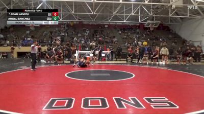 174 lbs Cons. Round 1 - Angel Sanchez, Cerritos College vs Adam Arvizu, Sacramento City College