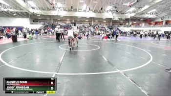 157 lbs Cons. Round 7 - Josey Jernegan, University Of Saint Mary (KS) vs Andreus Bond, Southeastern