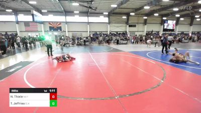 89 lbs Semifinal - Nixen Thiele, No Team vs Tyler Jeffries, Elk Grove Wr Acd