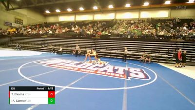 150 lbs Quarterfinal - Ammon Cannon, Lehi vs Tyler Blevins, Mountain View