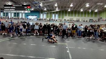 76 lbs Round 6 (10 Team) - Hudson Heigel, Florida Scorpions vs Aaron Muñoz, Eagle Empire