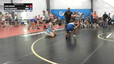 66 lbs Rr Rnd 4 - Ailee Briggs, Charlies Angels- W vs Talea Guntrum, MGW Monkey Business - W