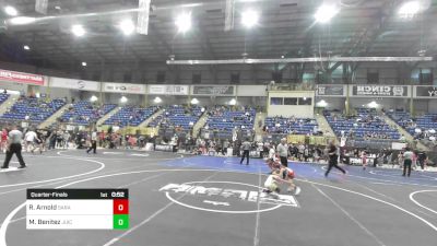 50 lbs Quarterfinal - Remi Arnold, Saratoga Wrestling vs Mia Benitez, Juic3 Acad3my