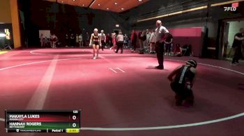 125 lbs Round 3 - Hannah Rogers, Bettendorf vs Makayla Lukes, Mason City