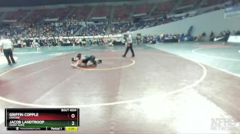 4A-150 lbs Semifinal - Jacob Landtroop, Sweet Home vs Griffin Copple, Cascade