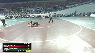 4A-150 lbs Semifinal - Jacob Landtroop, Sweet Home vs Griffin Copple, Cascade