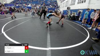 83 lbs Final - Hattie Foust, Tuttle Elite Wrestling Club vs Abel Vigil, Division Bell Wrestling