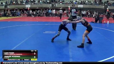 70 lbs Cons. Round 2 - Liam Thom, Pursuit Wrestling Minnesota vs Parker Mckenna, RT Elite