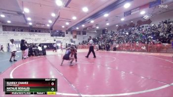 100 lbs Champ. Round 3 - Suheily Chavez, Citrus Valley vs Natalie Rosales, Santiago (Garden Grove)