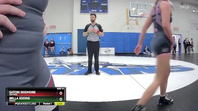 126 lbs Champ. Round 2 - Bella Eddins, Grace vs Satori Skidmore, Owyhee