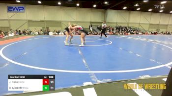 110 lbs Final - Jadyn Roller, OK Supergirls Black vs Daylnn Albrecht, POWA