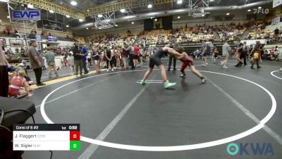 120-130 lbs Consi Of 8 #2 - Jackson Flaggert, CCYO vs Wyatt Sigler, Plainview Youth Wrestling Club