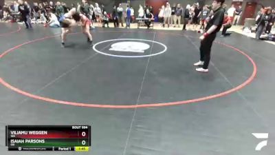 170 lbs Champ. Round 2 - Viliamu Weggen, WA vs Isaiah Parsons, OR