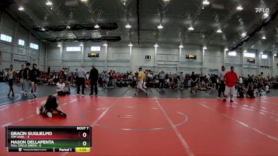 98 lbs Round 3 (6 Team) - Gracin Guglielmo, Top Level vs Mason DellaPenta, Full Circle Green