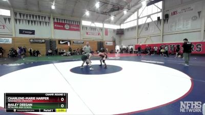 140 (142) Champ. Round 2 - Bailey Deegan, Petaluma High School vs Charlene-Marie Harper, Washington (Fremont)