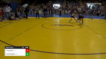 90 lbs Semifinal - Dallas Russell, Teknique Wrestling vs Riley Mcelligott, Level Up