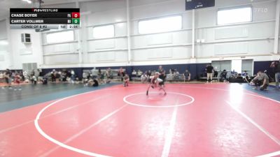 75 lbs Consi Of 8 #2 - Chase Boyer, PA vs Carter Vollmer, MI