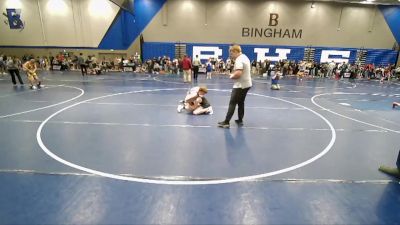 110 lbs Quarterfinal - Liam Harper, Wasatch Wrestling Club vs Dax Norman, Top Of Utah