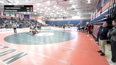 285 lbs Champ. Round 1 - Troy Dyszkiewicz, Ohio Northern vs Donovan Mann, Nebraska Wesleyan University