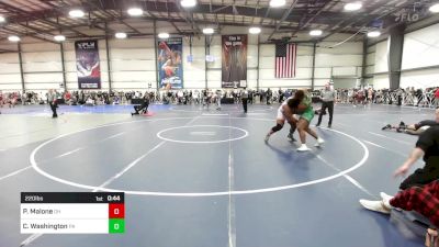 220 lbs Consi Of 16 #2 - Phil Malone, OH vs Chase Washington, PA