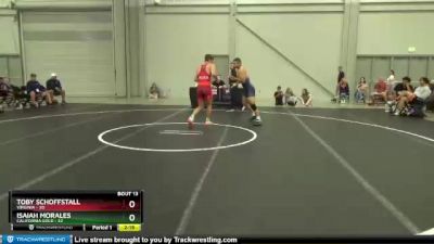 182 lbs Placement Matches (8 Team) - Toby Schoffstall, Virginia vs Isaiah Morales, California Gold