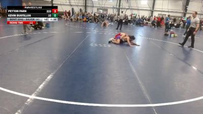 Silver 141 lbs Champ. Round 1 - Kevin Bustillos, Joliet Junior College vs Peyton Parn, St. Cloud State