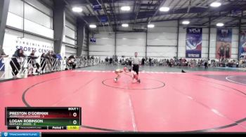 52 lbs Rd# 1 9:00am Friday - Preston O`Gorman, Aggression Legionaries vs Logan Robinson, Kentucky Jokers