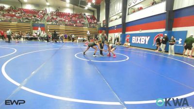 91 lbs Rr Rnd 1 - Jordan Rasberry, Henryetta Knights Wrestling Club vs Presley Williams, Sperry Wrestling Club
