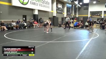 124 lbs Round 6 (16 Team) - Ellison Berkeland, Lady Luck Wrestling vs Hadlee Kracht, Hastings Wrestling Academy