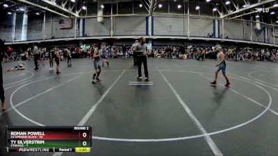 88 lbs Round 2 (10 Team) - TY Silverstrim, CTWHALE vs Roman Powell, U2 Uprising Black