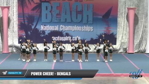 Power Cheer! - Bengals [2021 L1.1 Youth - PREP] 2021 Reach the Beach Daytona National