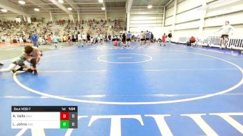 106 lbs Rr Rnd 1 - Anthony Valls, Ragin Raisins Catawba vs Levi Johns, Indiana Outlaws White