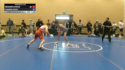 138 lbs Cons. Sub-rd Of 16 - Benjamin Straub, M2 vs Lazarus Joyce