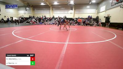 140 lbs Consolation - ROSHA MAXWELL, Tahlequah Girls HS vs Jenavece Norris, Little Axe Womens Wrestling