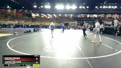 138 lbs Cons. Round 5 - Cainan Williams, McCallie School vs Hunter Prosen, Camden County