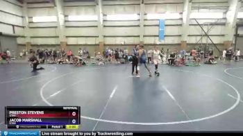 160 lbs Semifinal - Preston Stevens, Utah vs Jacob Marshall, Utah