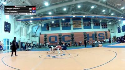 120 lbs Quarterfinal - Mason George, SVWC vs Jonah Hodel, Impact Wrestling Academy