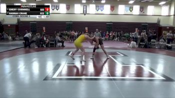 155 lbs Cons. Round 3 - Emery Cornwell, Marion vs Hannah Crane, West Delaware