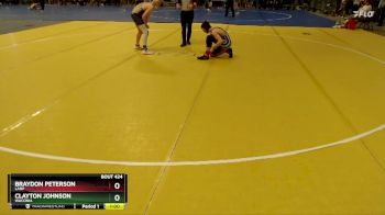 130 lbs Cons. Round 1 - Braydon Peterson, LARP vs Clayton Johnson, Waconia