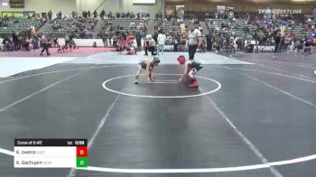 61 lbs Consi Of 8 #2 - Kaden Owens, Eastside Cougars vs Kai Gachupin, Nevada Elite