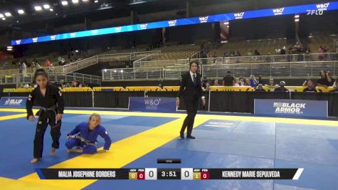 Kennedy Marie Sepulveda vs Malia Josephine Borders 2025 Pan Kids Jiu-Jitsu IBJJF Championship