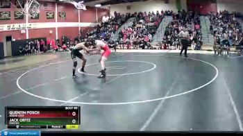 126 lbs Quarterfinal - Jack Ortiz, Rancho vs Quentin Posch, Arbor View
