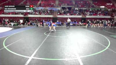 115 lbs Round 4 - Placement (4 Team) - Jade Gipson, Amarillo Palo Duro vs Gia Woodrum, Midlothian