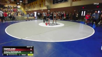 119 lbs Cons. Round 1 - Thomas Zubia, Peterson Grapplers vs Kainalu Bumanglag, Granite Wrestling Club