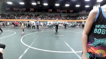 90 lbs Round Of 16 - Jaxon Hines, Comanche Takedown Club vs Cadyn Tate, Bridge Creek Youth Wrestling