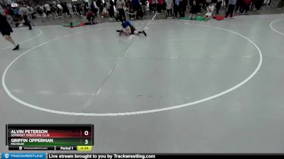 150 lbs Cons. Round 2 - Alvin Peterson, Somerset Wrestling Club vs Griffin Opperman, Michigan